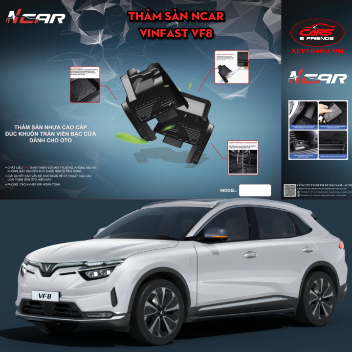 Thảm sàn Ncar cho VINFAST VF8